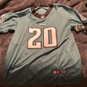 New with tags Brian Dawkins eagles jersey size large!